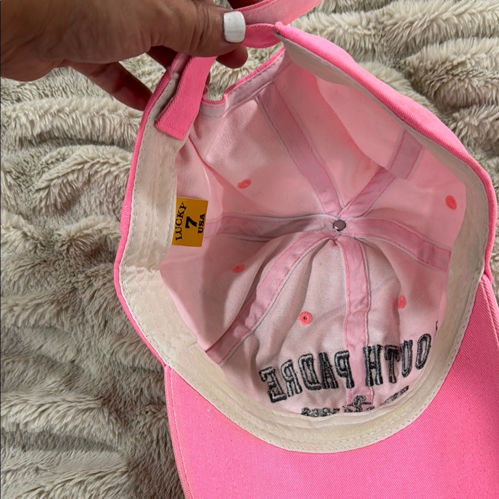 South Padre Island Pink Baseball Cap - Picture 3 of 3